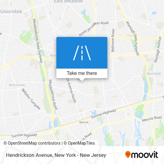 Mapa de Hendrickson Avenue