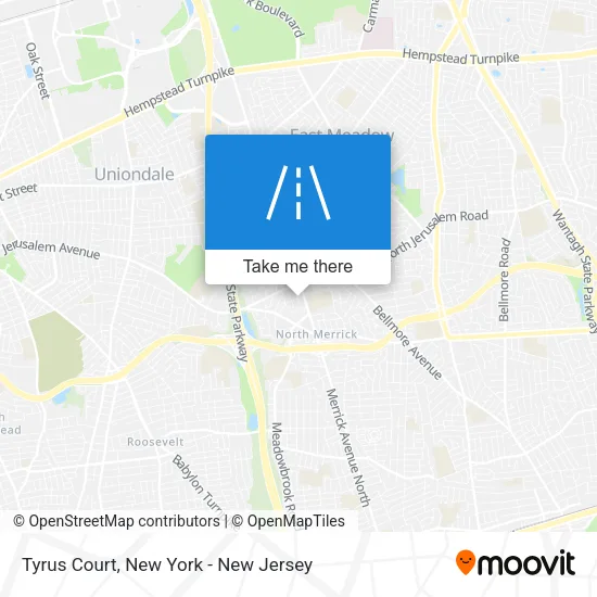 Tyrus Court map