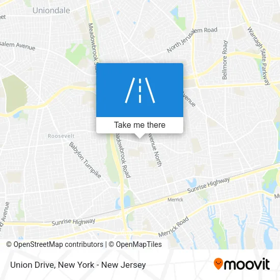 Union Drive map