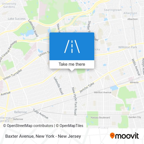 Mapa de Baxter Avenue