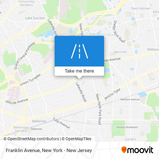 Franklin Avenue map