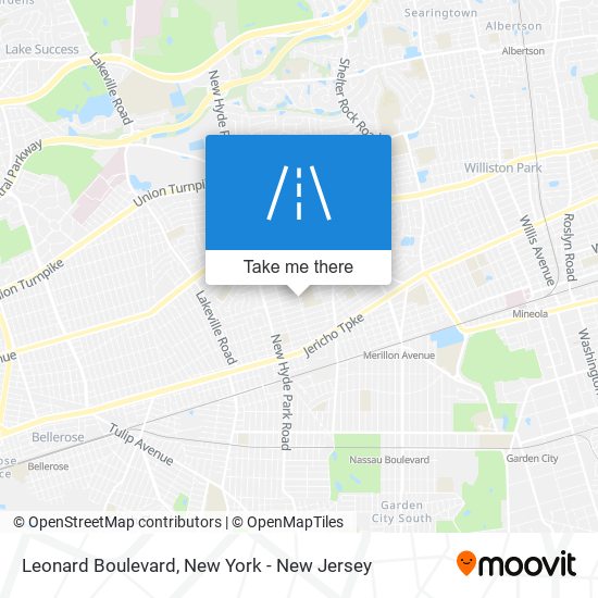 Mapa de Leonard Boulevard