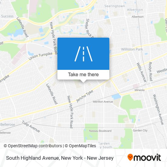 South Highland Avenue map