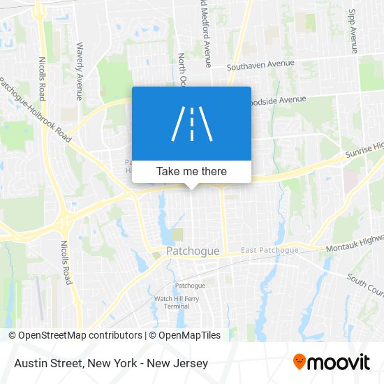 Mapa de Austin Street