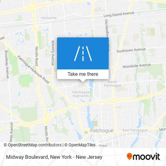 Mapa de Midway Boulevard