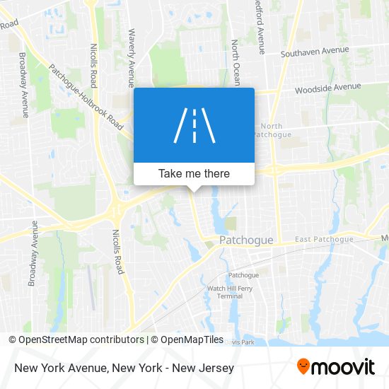 New York Avenue map