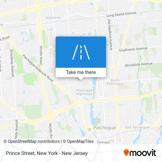 Mapa de Prince Street