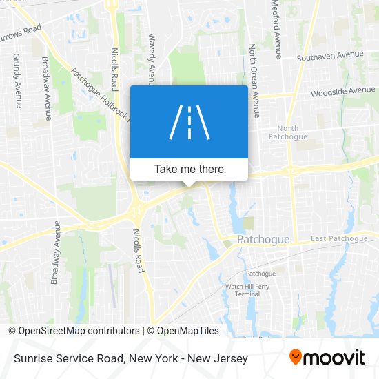 Mapa de Sunrise Service Road