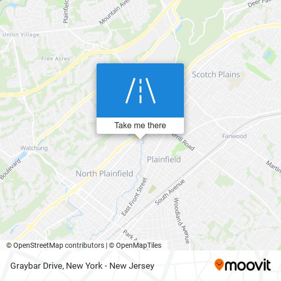 Graybar Drive map