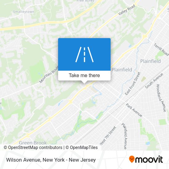 Mapa de Wilson Avenue