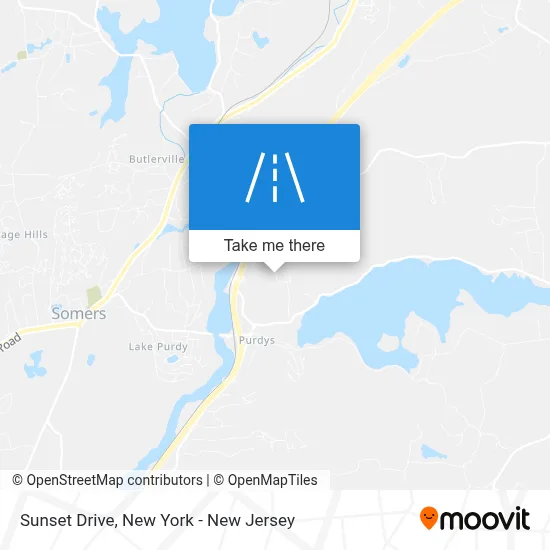 Sunset Drive map