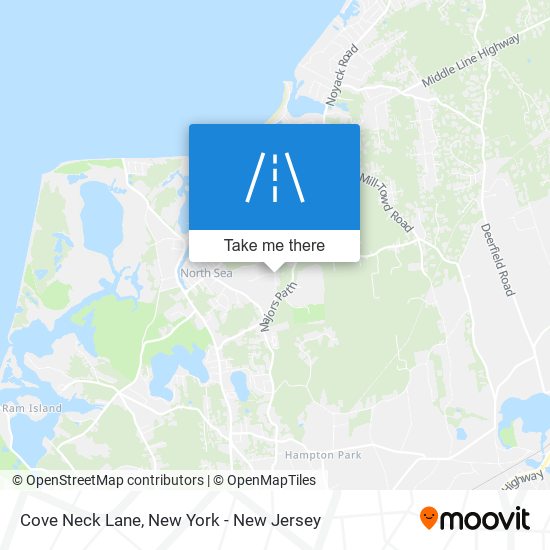 Mapa de Cove Neck Lane