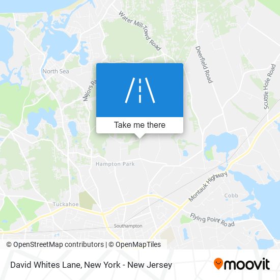 David Whites Lane map