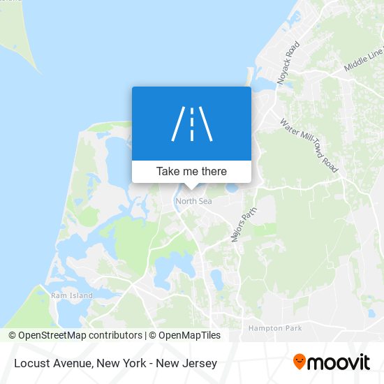 Mapa de Locust Avenue