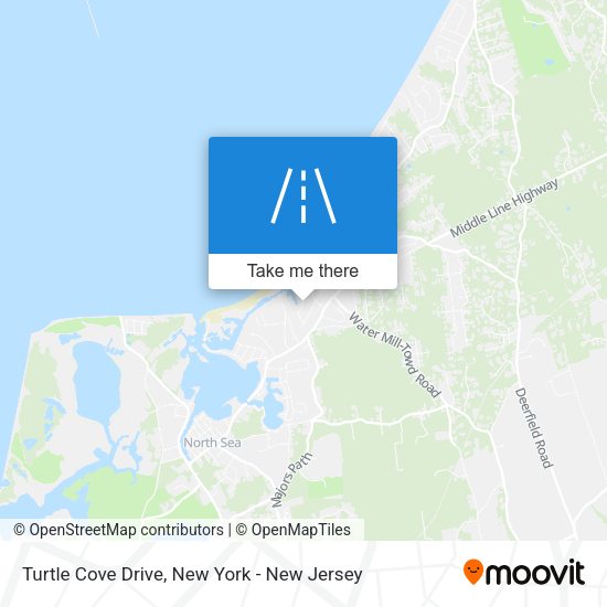 Turtle Cove Drive map