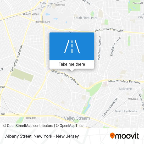 Albany Street map