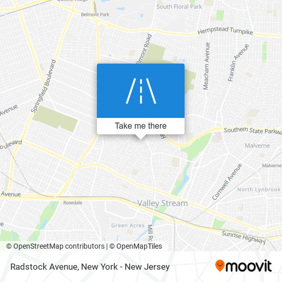 Radstock Avenue map