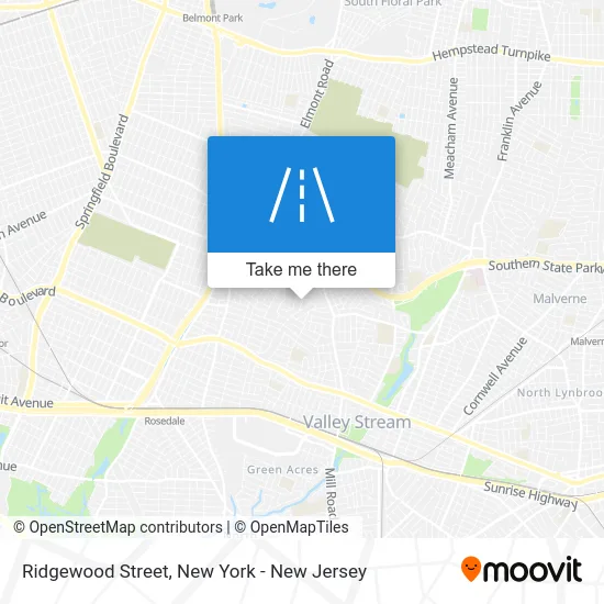 Ridgewood Street map