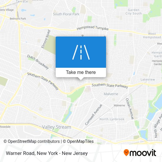 Mapa de Warner Road