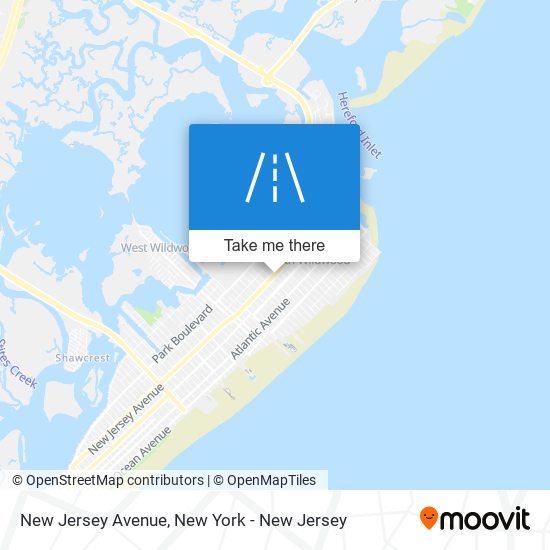 Mapa de New Jersey Avenue