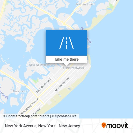 Mapa de New York Avenue