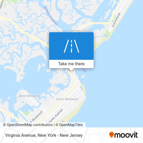 Mapa de Virginia Avenue