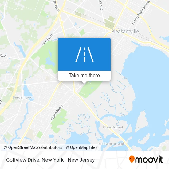 Golfview Drive map