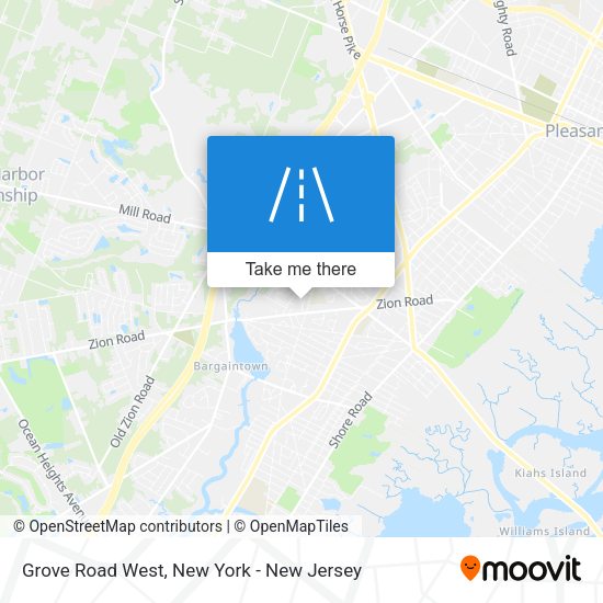 Mapa de Grove Road West