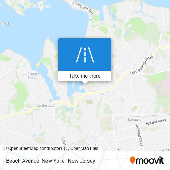 Beach Avenue map