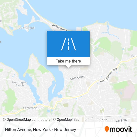 Mapa de Hilton Avenue