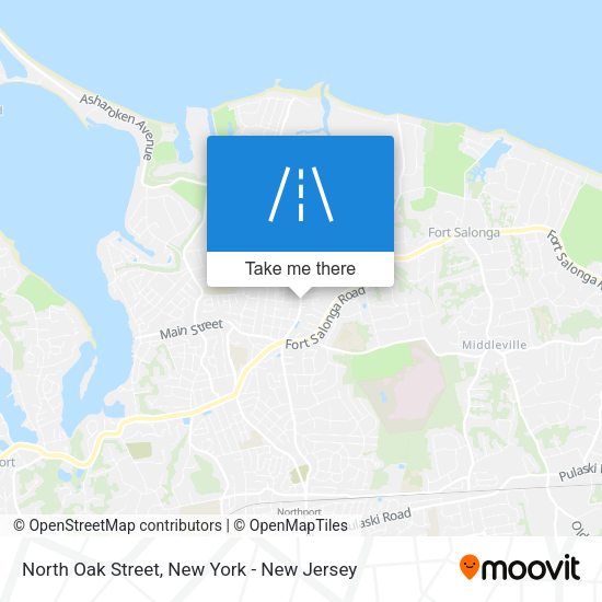 Mapa de North Oak Street