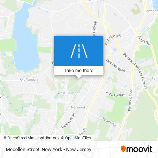 Mccellen Street map