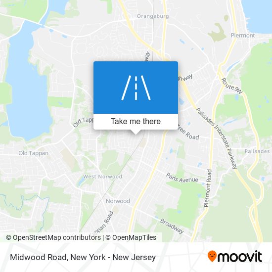 Midwood Road map