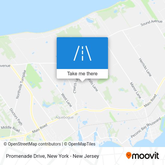 Mapa de Promenade Drive
