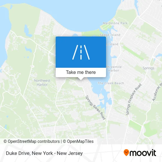 Duke Drive map