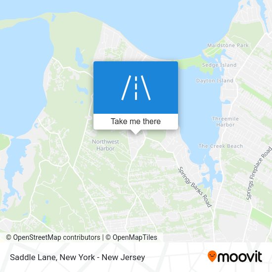 Mapa de Saddle Lane