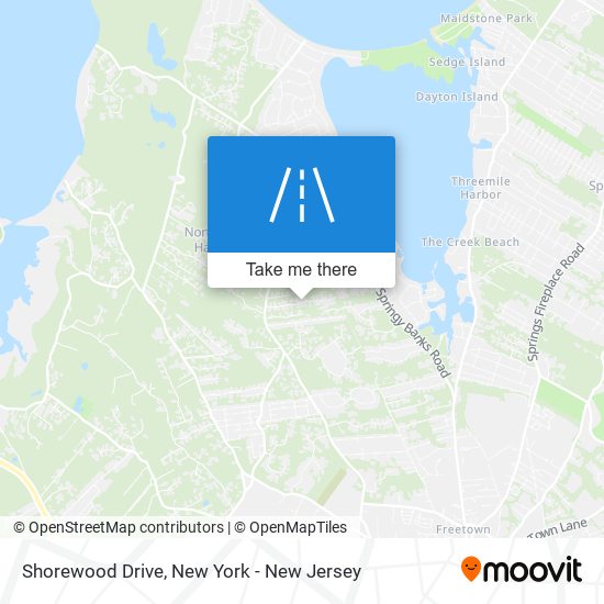 Mapa de Shorewood Drive