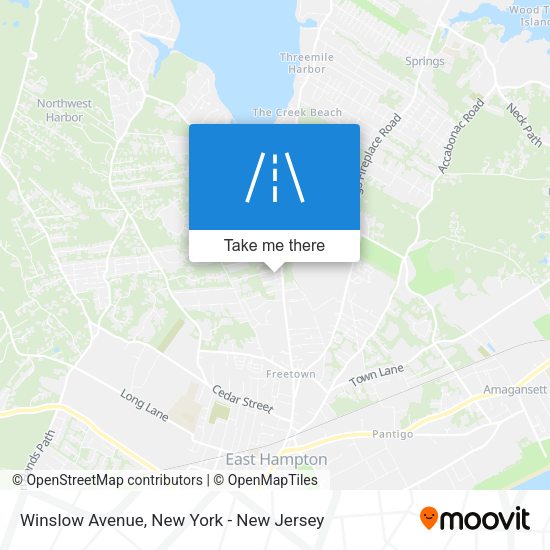 Mapa de Winslow Avenue