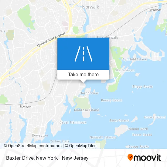 Baxter Drive map