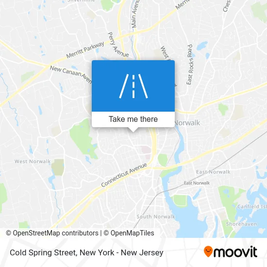 Cold Spring Street map