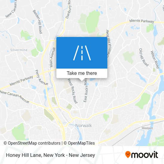 Honey Hill Lane map