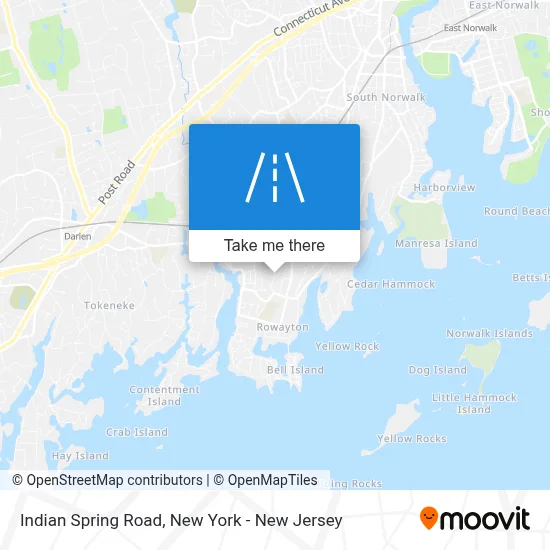 Indian Spring Road map