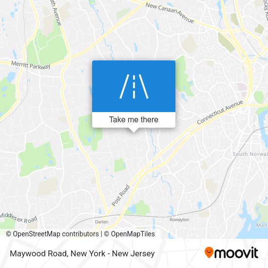 Maywood Road map