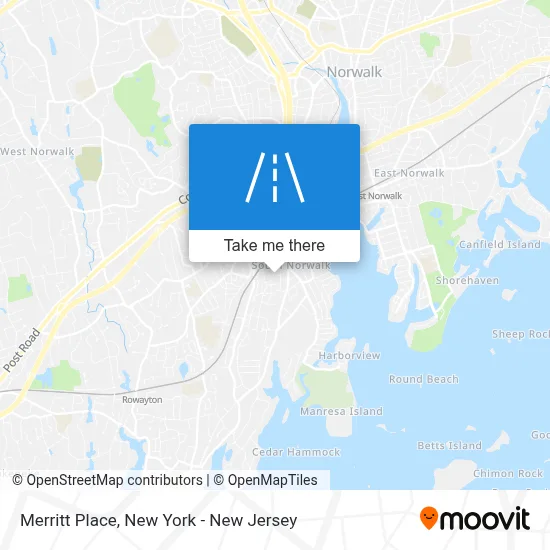 Merritt Place map