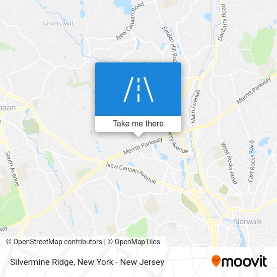 Mapa de Silvermine Ridge