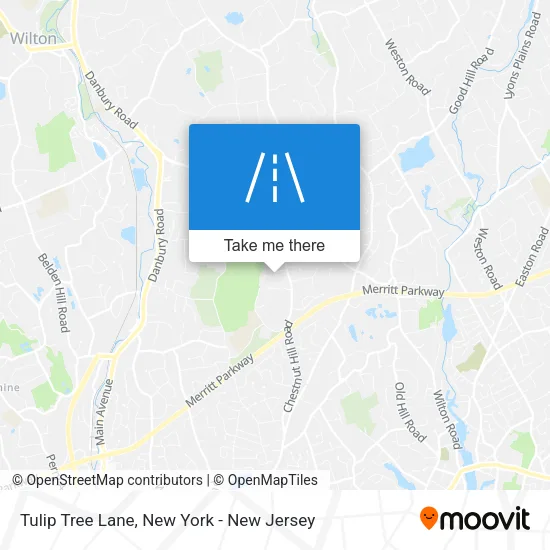 Tulip Tree Lane map