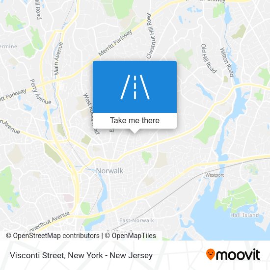 Mapa de Visconti Street