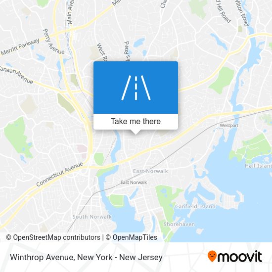 Mapa de Winthrop Avenue