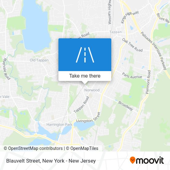 Mapa de Blauvelt Street