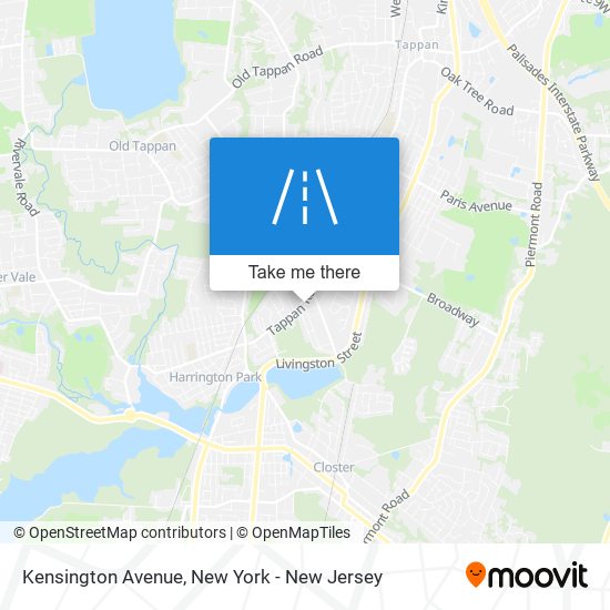 Mapa de Kensington Avenue